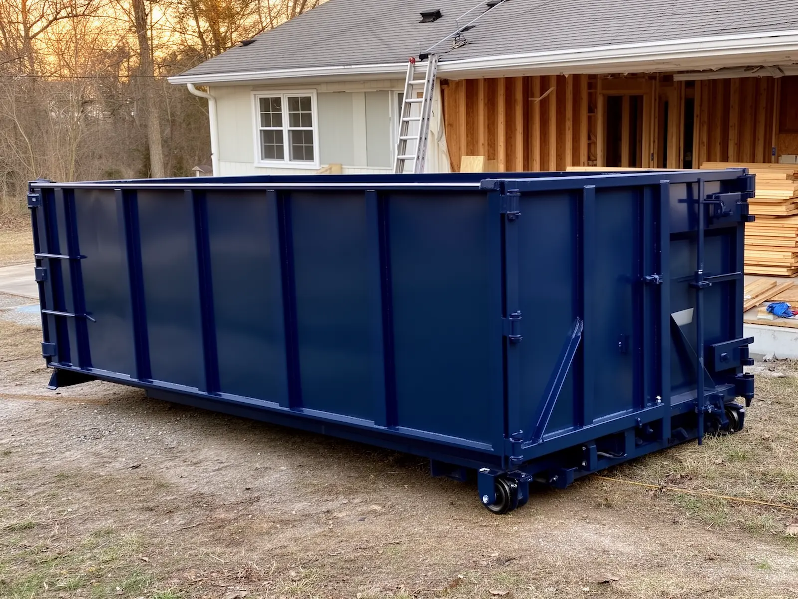 Roll-off dumpster from L & D Dumpster Rental in Evanston, IL